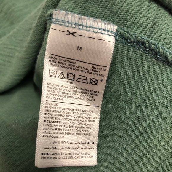 Old Navy Short Sleeve Soft Washed Ultra Doux Polo Shirt for Men, Size M - Picture 4 of 7